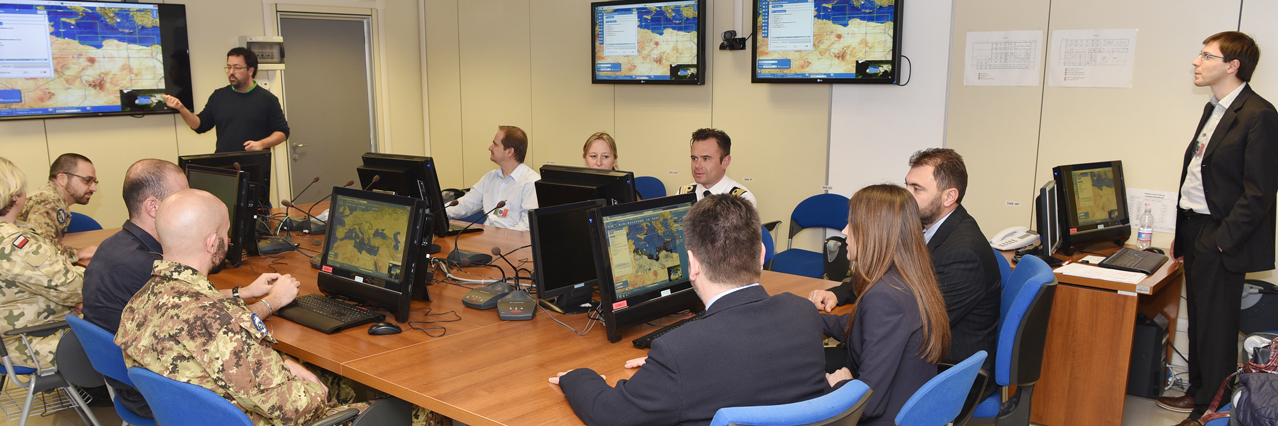GeohuB: Successful Training and Operational Field Trial concluded at EUNAVFOR MED Operation SOPHIA HQ