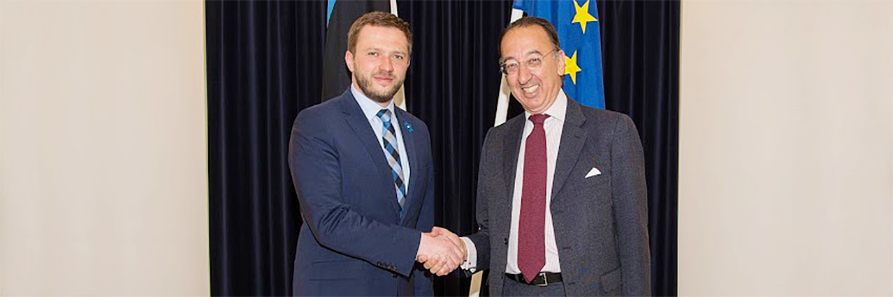 Chief Executive Domecq visits Estonia for Defence talks ahead of Estonian EU Presidency