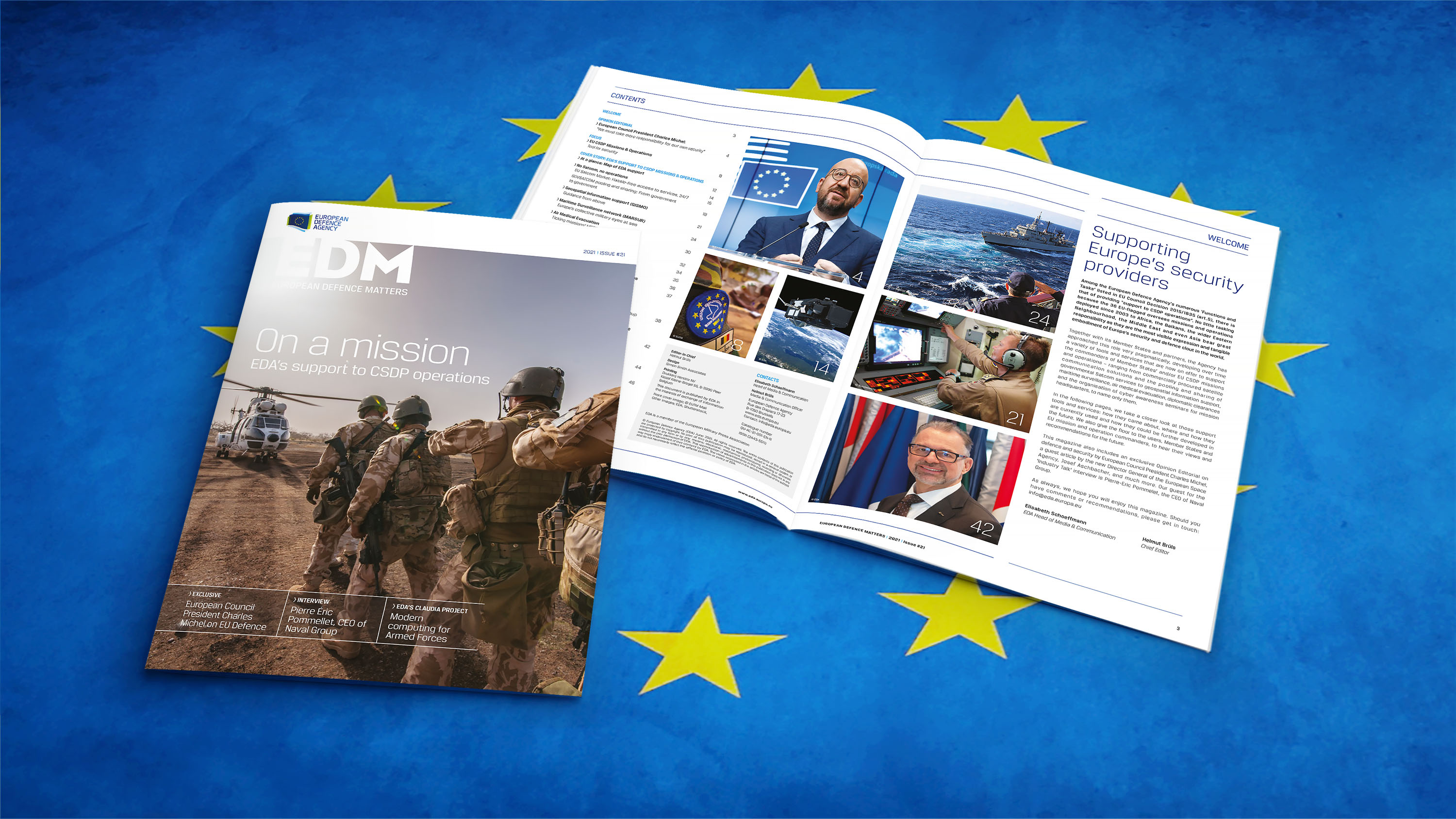 Focus on EDA support to EU missions & operations: our new magazine is out!