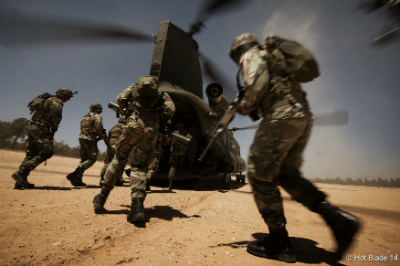 Hot Blade 2014 meets all training objectives