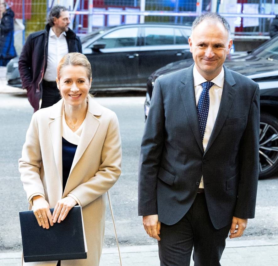 Kaja Kallas and Andre Denk