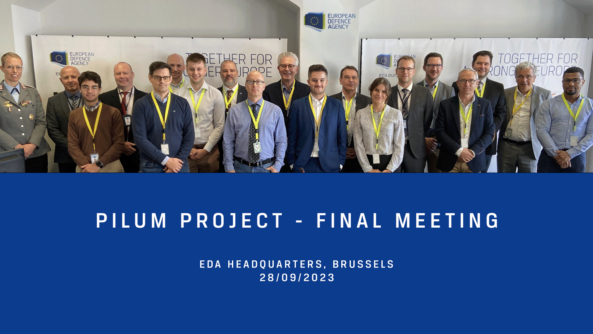 PILUM - Final project meeting PILUM - Final project meeting
