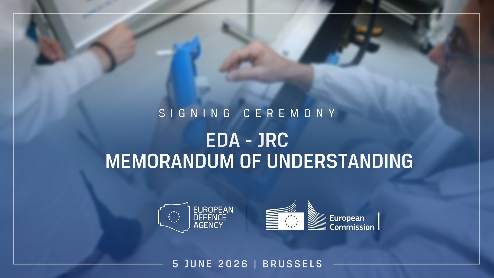EDA signs partnership with EU Commission's Joint Research Centre